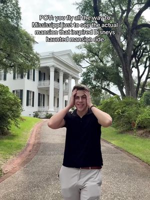 Did you know there’s an actual mansion that helped inspire Disney’s Haunted Mansion?  When Disney Imagineer Ken Anderson was developing the concept for the attraction, he traveled around the country looking at historic homes and architecture for inspiration. A place that caught his attention was Stanton Hall in Natchez, Mississippi, because of the architectural details and a seriously spooky vibe. I was not expecting it to be so similar as the original one! Would you visit the real-life mansion? #disneyaddict #mississipi #disney #disneyland #hauntedmansion 