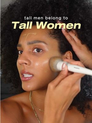 Tall women belong to tall men. This is specifically towards the ones who REQUIRE a 12"+ height difference. Nothing wrong with wanting a man taller than you because yes agreed. But there have been so many women that ask if l've considered dating shorter when they themselves have ridiculous height requirements and wouldn't even date 4 inches taller (which is crazy btw) And I know imma ruffle some feathers and idc. Let them ruffle
