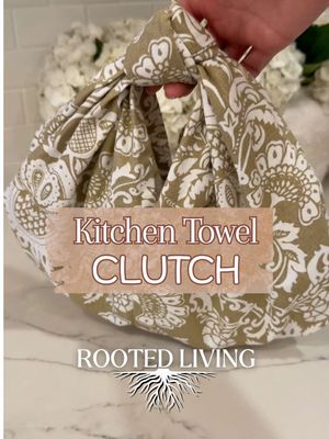 I DIY’d a simple kitchen towel into a little clutch bag, makeup bag, or toiletry bag  I used a 28 x 18½-inch cotton kitchen towel, but the fun part is choosing your towel! Pick one in your favorite color, a seasonal print, or a themed towel.  Bridal, bachelorette or birthday party: make one for each of your guests and fill them with little goodies! Makeup or toiletry bag: because you can never have too many little bags! And if you don’t have a sewing machine, no worries! You can absolutely hand-stitch this project. Just make sure your stitches are nice and tight and secure. One tip I definitely recommend: use a sturdier towel material. Mine was cotton, but something like a burlap or heavier-weight towel would work beautifully. The sturdier the fabric, the better your little bag will hold its shape. A very soft or thin towel may not give you that same structured look. Such a great upcycled DIY project that will give you years of use. #fyp #DIY #purse #bag #craft 
