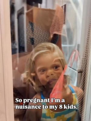 9 kids were bumped into that baby bump #familycomedy #babybump #kelliingram