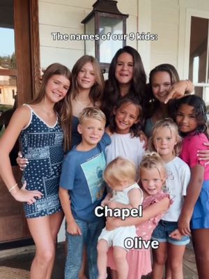 My 9 kids and their meaningful names #momof9 #9kids #bigfamilycheck