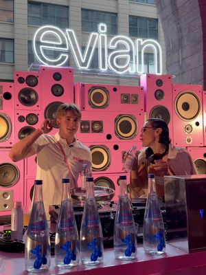 You think they’ll fire me after this? @evian #evianpartner 