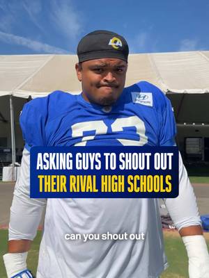 nothing like a good ol’ high school rivalry 🤭 #larams #highschoolfootball #rivalry #nfl #football 