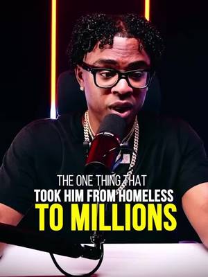 From homeless and broke to making his first million. The mindset that got him there is simpler than you think.