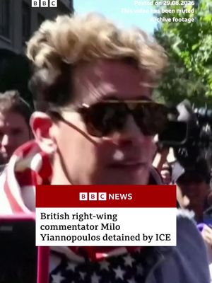 Milo Yiannopoulos, a former editor of Breitbart News and onetime political aide to rapper Kanye West, appears to be held in Louisiana, according to Immigration and Customs Enforcement (ICE)’s inmate registry. The Department of Homeland Security said he "was issued a final order of removal by an Immigration Judge on July 22, after failing to show up for his immigration hearing", and will remain in custody pending deportation. #MiloYiannopoulos #Immigration #US #UK #BBCNews