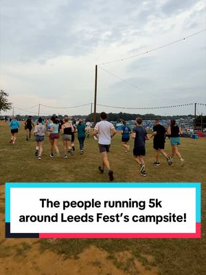 Cheeky 5k run around the Leeds Fest campsite anyone? 🤯🏃‍➡️ This group of festival campers have been meeting up in the early morning for the Leeds Festival run club!  Whether you’re doing it for the Strava kudos or want some exercise after a heavy night, anyone can come down and brave the two laps around Blue Campsite ⛺ It was started by Sport In Mind, a sports mental health charity - they’re encouraging people to get those endorphins before a big day of music in Bramham Park. Content Creator Lee Mutemi has joined forces with the charity for the run club’s Saturday session! It’s on every morning, meeting at 9:30 near the campsite entrance! Fancy giving it a go? 🤔 #leeds #leedsfest #leedsfestival #runclub #strava @Reading & Leeds Festival @Lee @Sport in Mind 