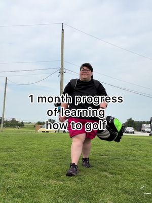 Officially been 1 month since I decided to start learning how to golf. I’ve been sticking to the driving range but am definitely happy seeing some consistent contact and more power. Next steps- get a proper lesson and maybe hit an actual course 👀 - #golfvlog #learninggolf 