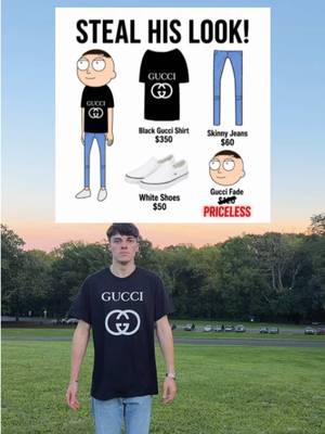 Vibe with Gucci Morty 😎 #guccimorty #outfit #okcron 