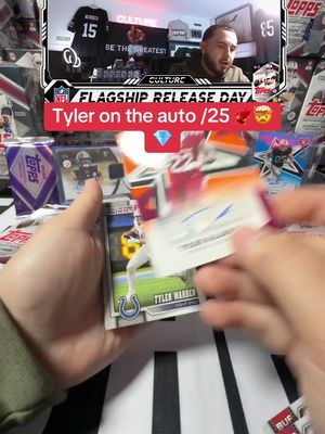 Think this pull was crazy 🤪 we got hot sportscards pulled all day 🥵 #culturemedia #sportscards #topps #nfl #fyp