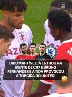 O REFORÇO DO CHELSEA JÁ ENTROU NA MENTE DE BRUNO E CR7! 😂🧤💙 Dibu Martínez, anunciado pelos Blues e já titular horas depois, provocou tanto os jogadores do Manchester United na partida contra o Aston Villa, em 2021, que Bruno Fernandes e Cristiano Ronaldo chegaram a se desentender para decidir quem cobraria o pênalti. Bruno foi o escolhido, mas isolou a cobrança. E o Dibu? Meteu dancinha para a torcida adversária! 😂 #FutebolNaESPN #Chelsea #DibuMartinez #TikTokEsportes