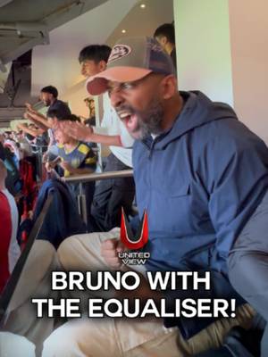 BRUNO With The EQUALISER, 1-1 !🔥 #ManUtd #UnitedView #Football