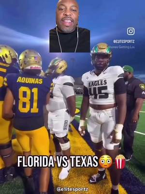 #DeSoto HS (TX) Refused To Shake Hands With #StThomasAquinas HS (FL) And They Paid For It In A BIG Way. 😬🏈 #HighSchoolFootball #Florida #Texas