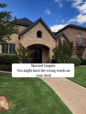 The wrong wording on your deed can matter later. If you’re buying a home with your spouse, don’t just assume the deed language doesn’t matter. Depending on your state, holding title as “joint tenants with right of survivorship” can mean that when one spouse dies, their interest in the property passes directly to the surviving spouse. That can be different from “tenants in common,” where each owner’s share may pass according to their estate plan or state law. And “husband and wife” by itself doesn’t necessarily tell you how ownership will work. Before closing, ask your real estate attorney or title professional exactly how the deed will be structured and what it means in your state. It’s a small detail that can have major consequences later. Want my homebuyer guide? DM me “GUIDE” and I’ll send it to you. #HomeBuyingTips #FirstTimeHomeBuyer #RealEstateTips
