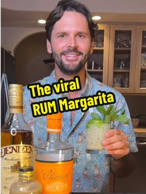 The RUM margarita 🍹🍋‍🟩🏝️ I’m sure you’re familiar with a classic margarita Nice and tart from the lime, a little orange liqueur and agave syrup to sweeten it up, and it all supports the main spirit without overpowering it.  Still with me?  Okay now swap that tequila for an aged Jamaican rum, and the agave syrup for a nice nutty orgeat.  Congratulations you just made a Mai Tai!  I have found that this is the best way to explain to people what a Mai Tai is.  When I make the connection to the balance and build of a margarita, people immediately understand what a real Mai Tai should taste like.  Too many people have preconceived notions of what the cocktail is as it’s the most bastardized cocktail ever. So I have to hold their hand and connect it to something they already know and love.  The Mai Tai is one of the greatest cocktails ever, and everyone should experience a real one.  Cocktail Recipe  2oz Aged Jamaican Rum  🇯🇲 3/4oz lime juice 🍋‍🟩  1/2oz orange liqueur 🍊  1/2oz orgeat @Liber & Co. 🍯 Today is Mai Tai Day! It’s not some silly made up holiday, this is a real day ratified by the city of Oakland to celebrate the birthplace of the Mai Tai.  Aloha shirt is @Reyn Spooner  #maitaiday #cocktailrecipe #tikicocktail #rum