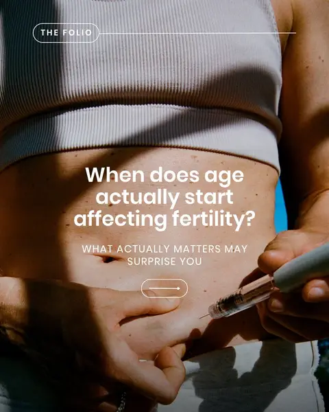 Age plays a role in fertility, but it's not the whole story.