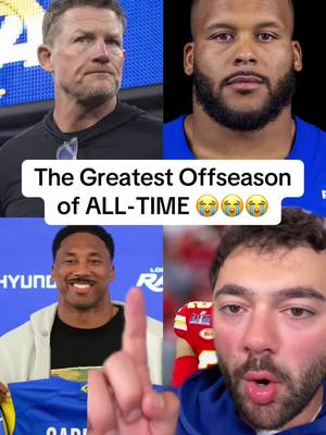 Les Snead just brought Aaron Donald out of retirement to play with Myles Garrett 😭😭😭 #nfl #football #losangelesrams #rams #breakingnews 