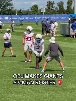 Odell Beckham Jr makes the Giants roster 🚨🔥(via gregp_j/x) #giants #odellbeckhamjr #football #nfl #roster 