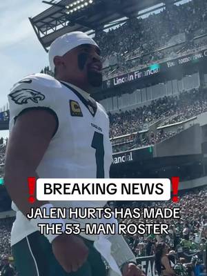 And he will be wearing the number 1 #eagles #nfl #jalenhurts