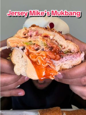 Jersey Mikes Mukbang  #mukbang #asmr #foodreview 