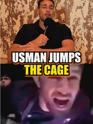 Did Usman Nurmagomedov jump the cage to fight Song Yadong? 👀 #UFC #mma 