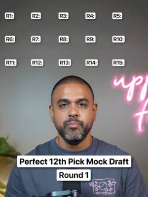 Your perfect team if you draft 12th
