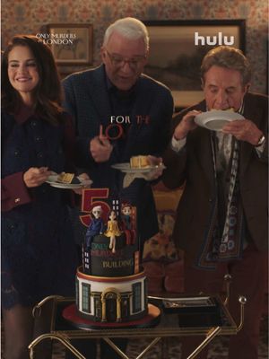 Five years of Only Murders in the Building 🎉 Happy OMITB-versary! Drop your favorite #OMITB memory in the comments! 🍰 #SteveMartin #MartinShort #SelenaGomez 
