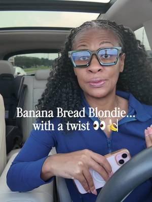 @7brewcoffee Banana Bread Blondie… but I had to put my little spin on it 😂🍌☕️ And babyyyy… 👀 #7brew #7brewcoffee #coffee #coffeetok #bananabread 