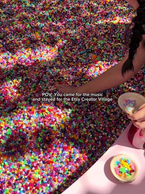 Good vibes only at the @Etsy Creator Village for the inaugural @Daisy Chain Fields festival! 🧚‍♀️ We got a closer look at the unique, handmade merch from different artisans working with @Olivia Rodrigo to commemorate this impactful moment and further support the nonprofits receiving direct donations. Did you stop by on Saturday? 🌼🌈 Video: Hypebae #etsy #daisychainfields #oliviarodrigo #girlhood #handmade 