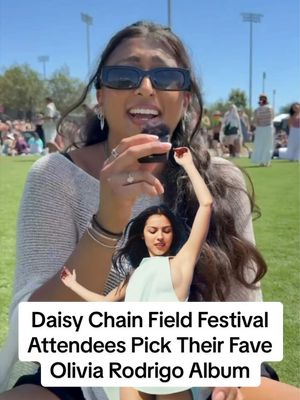 If you had to live with only one #OliviaRodrigo album for the rest of your life, which one would you choose?  We asked #daisychainfields festival attendees the same question and they came prepared with answers. Drop the album below!!  #GUTS #SOUR #youseemprettysadforagirlsoinlove @Olivia Rodrigo @Daisy Chain Fields 