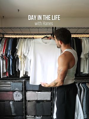 Getting comfortable to get things done! You can find the essentials I’m wearing at Hanes.com. @Hanes #HanesPartner