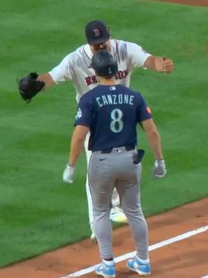Payton Tolle with a very on-brand putout 😂 #redsox #MLB #baseball #mariners #wholesome