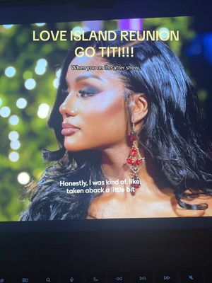 Thank You @Tierra Davis girl you overly ate with class and elegance!!!!!  #LoveIsland #loveislandreunion #loveislandseason8 #loveislanddebrief 