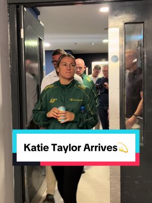 Katie Taylor arrives for her final press conference💫 #katietaylor #taylorpili #boxing #matchroomboxing 