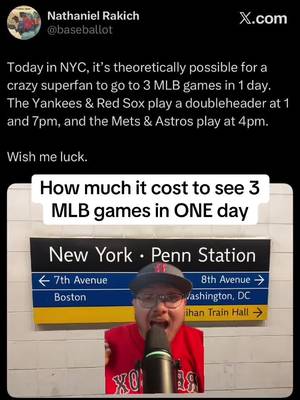 #greenscreen How much it cost to see 3 MLB games in ONE day @TickPick #MLB #baseball #redsox #bostonredsox 