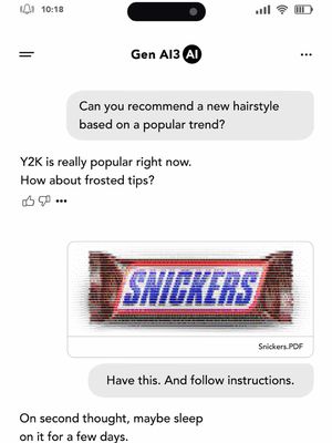 When AI gives you unsatisfying responses, feed it a digital SNICKERS. Learn more at www.snickers.com/hunger-ai