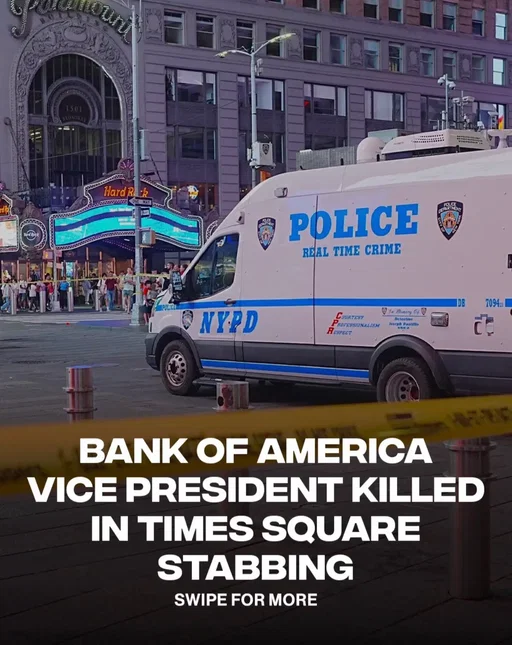 Bank of America Vice President Erin Piacenti was killed in a stabbing in Times Square on Monday, according to a report citing the NYPD. The NYPD confirmed her death, but the report did not include details about a suspect or what may have led to the stabbing. 📸: GETTY  #nypd #nyc #bankofamerica #vicepresident #erinpiacenti 