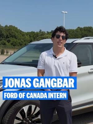 POV: your internship comes with the keys to a #FordExplorer for the day. 👀 Jonas’ favourite things? Functionality, tech, and comfort. #FordCanada