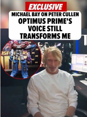 🚨 Michael Bay says the first time he heard Peter Cullen speak as Optimus Prime, chills shot down his spine ... and decades later, losing him left Bay in tears.