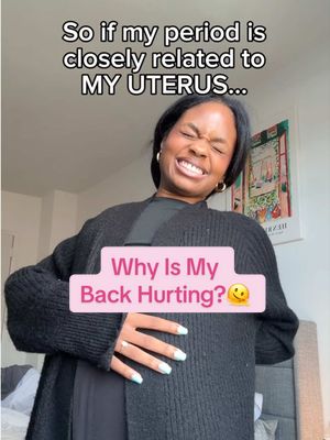 Why is it always the back?😭 – #FloApp #Period #Relatable #FloHealth #Periodtok Girltok, Backache, Best period tracking app, Relatable, Period symptoms