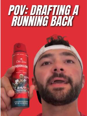#ad @Old Spice US the best way to Draft a Running Back 🏆#OldSpicePartner #deodorant 