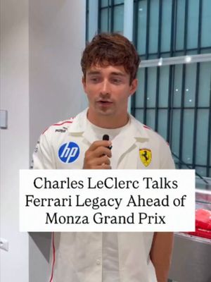 Ahead of the Italian Grand Prix at Monza, #charlesleclerc opens up about Michael Schumacher’s enduring influence, #Ferrari’s pursuit of a return to glory and the special experience of going from a young “tifoso” to the driver fans now cheer for. #f1