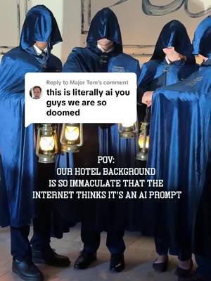 Replying to @Major Tom No green screens or prompts were harmed in the making of this video. Just real spaces, real craftsmanship, and ridiculous aesthetic energy. #GraduateHotels #WeAreAllStudents 
