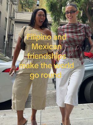 we’re basically related 🇵🇭🇲🇽 @jacq banal #besties #filipino #mexican  outfits: @Shop-Pêche @Urban Outfitters @shopisalis 