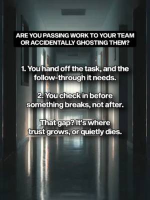 Delegating is not disappearing.  The gap between effective delegation and total absence is far smaller than most leaders realize. Handing off operational tasks to a team member does not mean handing off overall accountability or genuine care for the final output. How great property management entrepreneurs bridge that gap: - Task vs. Care: Transfer the execution of the work, but maintain ultimate responsibility for the standard. - Proactive Check-Ins: Touch base before systems break or deadlines are missed, not after a failure occurs. - Trust Building: Use supportive oversight to nurture confidence and accountability across the team. That space between delegating and disappearing is where trust either thrives or quietly erodes. #OperationalExcellence #PropertyManagement #WorkplaceCulture #TeamManagement