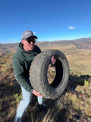 Tire Vs FPV Drone