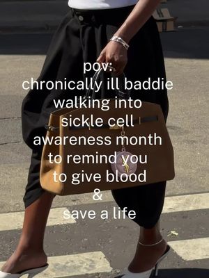 chronically ill baddies alert, it’s SICKLE CELL AWARENESS MONTH 🦢🤍 the worlds most foremost and lethal genetic blood disorder according to the UN. so many of us are completely reliant upon blood transfusions and therefore the selflessness and kindness of blood donors. so the message will always be give blood and save a life. just a quick reminder from me.  I will be sharing a lot this month in big and small ways, really excited to get into it because there is a lot to talk about. stay tuned 🤍 #sicklecellawareness #chronicallyillbaddie #chronicallyill #sicklecellwarrior #giveblood