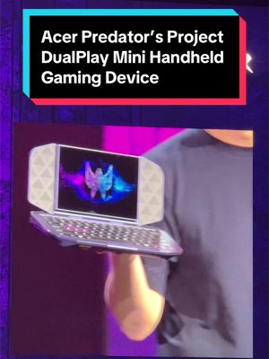 😱😲 It flips AND folds  Made possible by @RØDE #acerpredator #acer #ifa2026 #projectdualdisplaymini #handheldgaming 