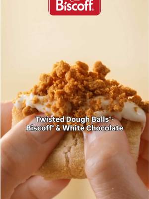 😋 CRUMBLE TO YOUR CRAVINGS 😋  NEW Twisted Dough Balls® - Biscoff® & White Chocolate in stores from Monday 7th September #ayedomino #newmenu #biscoff 