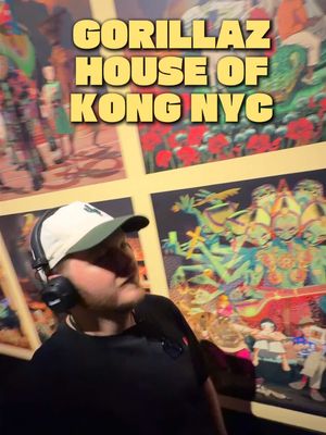 You HAVE to check out the Gorillaz House of Kong in Brooklyn!! It was so cool that words can’t even describe it 😍🔥 #gorillaz #houseofkong #nyc #thingstodoinnyc 