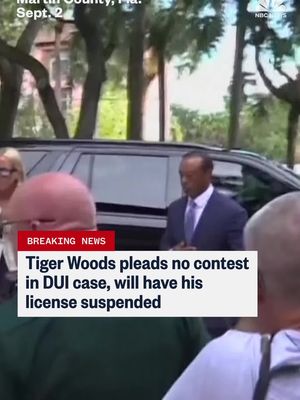 Tiger Woods reached a plea deal with prosecutors Wednesday in connection with DUI charges against him, following a car crash near his Florida home earlier this year.